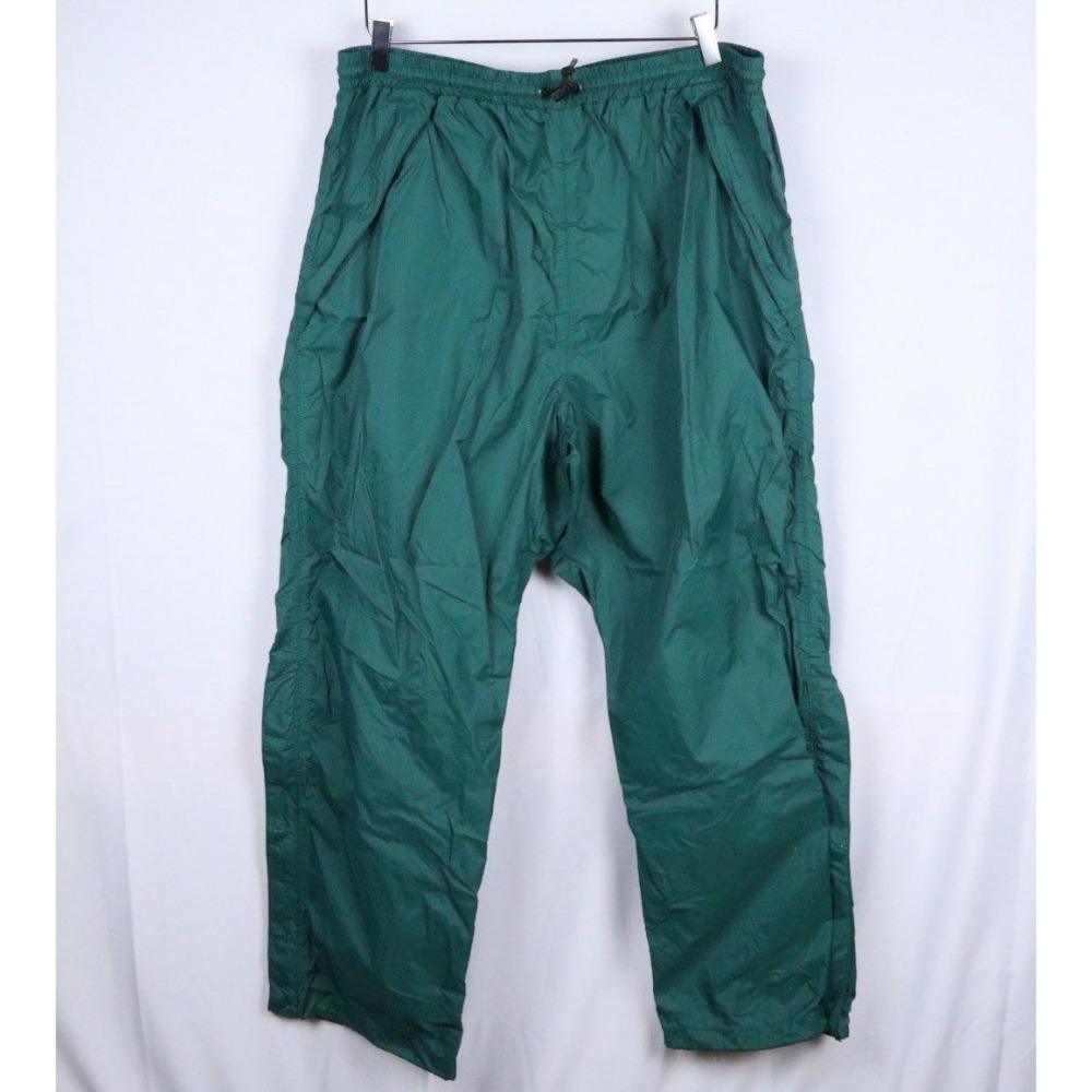 Northeast Outfitters Men's Rain Pants Size XL Drawstring Green Gorp Outdoors‎